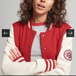 Super Dry red sweater ❤️